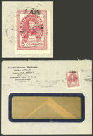 ARGENTINA: Cover Used In 1946, Franked With 5c. San Martín With "LB" Perfin Of Sociedad Metalúrgica La Belga, VF!" - Sonstige & Ohne Zuordnung