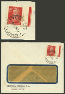 ARGENTINA: Cover Used In 1953, Franked With 40c. San Martin, With "CQ" Perfin Of Compañía Química" - Sonstige & Ohne Zuordnung