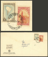 ARGENTINA: Cover Used In 1953, Franked With 1.50P. With "SUDAM" Perfin Of Cia. Sudamericana De Servicios Públicos S.A.,  - Sonstige & Ohne Zuordnung