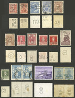 ARGENTINA: Group Of Used Stamps With Interesting PERFINS, Most Of Fine To Very Fine Quality, Including Some Very Scarce  - Otros & Sin Clasificación