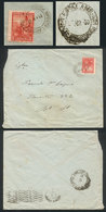 ARGENTINA: Cover Franked With 5c. Liberty, Sent From ESTACIÓN LARGUÍA To Buenos Aires On 21/AP/1909, On Back It Bears An - Vorphilatelie