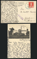 ARGENTINA: Nice Real Photo PC With View Of A House In Bernal, Franked With 5c. San Martín With Period, Sent To Switzerla - Vorphilatelie