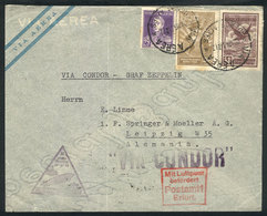 ARGENTINA: 29/JUN/1934 Buenos Aires - Germany: Cover Flown By Zeppelin Franked With 1.15P., Arrival Friedrichshafen Back - Vorphilatelie