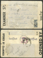 ARGENTINA: ERROR IN DESTINATION And Unexpected TRIPLE CENSOR: Cover Franked With 5c. And Sent On 4/FE/1943 From Santa Fe - Vorphilatelie