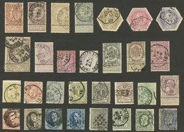 BELGIUM: Small Lot Of Old Stamps, Most Used And In General Of Fine Quality! - Sammlungen