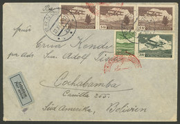 CZECHOSLOVAKIA: 27/DE/1938 Brno - Bolivia, Airmail Cover Sent By German DLH Franked With 17.50Kc., Very Nice! - Briefe U. Dokumente