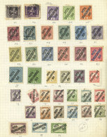 CZECHOSLOVAKIA: Balance Of An Old Collection On 14 Pages, There Are Interesting Cancels, And The Catalog Value Is Possib - Lots & Serien