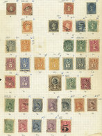 CHILE: Old Collection On Pages, Including Good Values, There Are Interesting Cancels, And The Catalog Value Is Possibly  - Chile