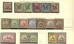 GERMAN COLONIES: Old Collection On 12 Pages, With Many Used Or Mint Stamps, In General Of Fine Quality. It Includes Inte - Sonstige & Ohne Zuordnung