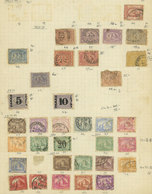EGYPT: Old Collection On 7 Pages, Including Good Values, There Are Interesting Cancels, And The Catalog Value Is Possibl - Altri & Non Classificati