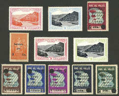 SPAIN: Small Group Of Very Attractive Stamps, Most Of Fine Quality. Three Of Them With Inverted Overprints, Very Good Lo - Sonstige & Ohne Zuordnung