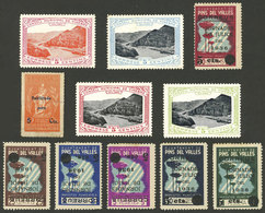 SPAIN: Small Group Of Very Attractive Stamps, Most Of Fine Quality. Three Of Them With Inverted Overprints, Very Good Lo - Otros & Sin Clasificación