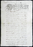 SPAIN: Year 1787!! Power Of Attorney Awarded In Cádiz To Mr. Francisco De Mata To Collect Payments On Behalf Of Antonio  - Non Classés