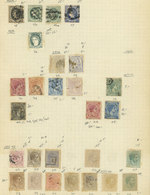 PHILIPPINES: Old Collection On 9 Pages, Including Good Values, There Are Interesting Cancels, And The Catalog Value Is P - Filipinas