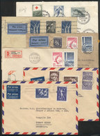 FINLAND: 6 Covers Posted Between 1947 And 1958 (almost All To Argentina), Nice Postages Topic SPORT, Interesting! - Cartas & Documentos
