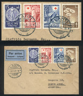 FINLAND: Airmail Cover Sent From Lahti To Argentina On 20/NO/1949 With Very Nice Postage, VF Quality! - Lettres & Documents