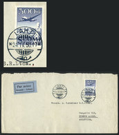 FINLAND: Airmail Cover Sent From Lahti To Argentina On 24/AP/1950, Franked By Sc.C3 Alone, Excellent Quality! - Cartas & Documentos