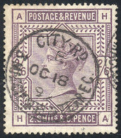 GREAT BRITAIN: Sc.96, 1883 2S.6p. Lilac, Used With Very Nice Postmark, Fine To VF Quality, Catalog Value US$165. - Sonstige & Ohne Zuordnung