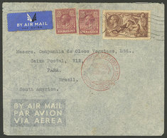 GREAT BRITAIN: 6/AP/1938 London - Brazil, Airmail Cover Sent By German DLH, With Arrival Backstamp Of Belem 9/AP - Briefe U. Dokumente