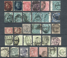 GREAT BRITAIN: Lot Of Old And Used Stamps, General Quality Is Fine To Excellent, Scott Catalogue Value US$3,400++, Good  - Verzamelingen