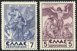 GREECE: Sc.C24/25, The 2 Key Values Of The Set, Unmounted, Excellent Quality, Catalog Value US$90+ - Ungebraucht