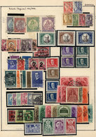 HUNGARY: Collection With Several Thousands Used Or Mint Stamps (without Gum, With Gum And Hinge Marks, Or MNH) In Album, - Sammlungen