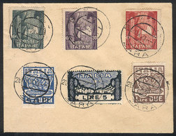 ITALY: Sc.159/164, 1923 Fascism In Roma, Cmpl. Set Of 6 Values On A Cover Cancelled ZARA 27/OC/1923, VF Quality! - Nuevos