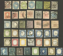 ITALY: Group Of Very Old Stamps, Used Or Mint, Some With Minor Faults, Others Of Fine Quality, HIGH CATALOG VALUE, Good  - Sammlungen