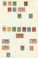 LEBANON: Old Collection On 5 Pages, Including Good Values, There Are Interesting Cancels, And The Catalog Value Is Possi - Libanon