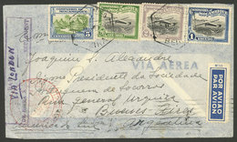 MOZAMBIQUE: MAR/1939 Beira - Argentina, Airmail Cover Franked With Stamps Of Companhia De Mocambique (total 3.25E.), Flo - Mosambik