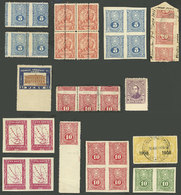 PARAGUAY: Perforation VARIETIES, Group Of Stamps With Nice Varieties, For Example Imperforate, Imperforate Vertically An - Paraguay
