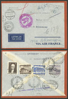 POLAND: 1/MAR/1937 Warzawa - Argentina, Registered Airmail Cover Flown By German DLH, With Arrival Buenos Aires 7/MAR, V - Lettres & Documents