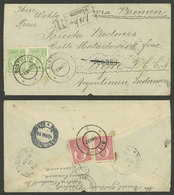 ROMANIA: 16/MAY/1923 Bistrita - Argentina, Registered Cover, Including The Original Letter, With Transit And Arrival Bac - Briefe U. Dokumente