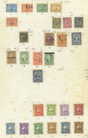 EL SALVADOR: Old Collection On Pages, Including Good Values, There Are Interesting Cancels, And The Catalog Value Is Pos - El Salvador