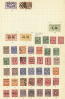SILESIA: Old Collection On Pages, Used Or Mint Stamps, There Are VARIETIES For Example Double Overprints, Inverted Overp - Schlesien