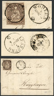 SWITZERLAND: Entire Letter Sent From WOHLEN To Hägglingen On 7/MAR/1862, Franked With 5Rp., VF Quality, Interesting Canc - Briefe U. Dokumente