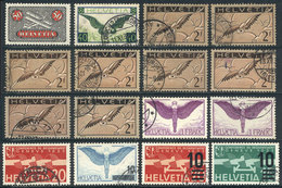 SWITZERLAND: Small Lot Of AIRMAIL Stamps, Fine To Very Fine Quality, Scott Catalog Value US$300+ - Lotti/Collezioni