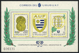 URUGUAY: Sc.C434, 1978 Football World Cup, MNH, Excellent Quality, Catalog Value US$55. - Uruguay