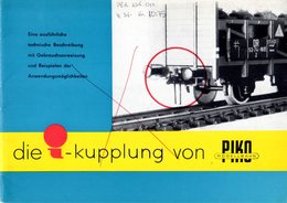 Catalogue PIKO 1967 Die I-Kupplung Von Piko- Informationsblatt Brochure - Allemand