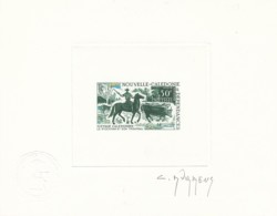 # Nouvelle Caledonie Et Dependances Epreuve Artiste Signee Yt Poste Aerienne 104 .. Elevage Bovin RRR  Stockman - Storia Postale