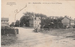 76 Goderville. Arrivée Par La Route De Fecamp - Goderville