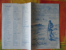 L'HOMME AUX GUENILLES  CHANSON VECUE PAROLES DE LEON JOREB MUSIQUE DE HENRI PICCOLINI 1946 - Seals Of Generality