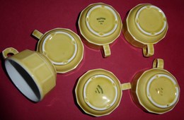 Superbe Lot De 6 Tasses De Comptoir De Bistrot - Tasses