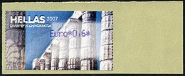GREECE (2007) - ATM - Greek Temple Columns / Tempelsäulen / Columnas Templo Griego / Colonnes Temple - Euro 0,6 (2011) - Viñetas De Franqueo [ATM]