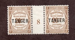 Maroc Taxe N°44 N** Paire Milsésime TB Cote 175 Euros !!!RARE - Segnatasse