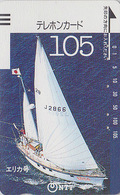 TC Ancienne JAPON / NTT 290-022 - BATEAU VOILIER * Urica * 105 U - SAILING SHIP JAPAN Front Bar Phonecard - Bateaux