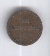 1 Centime France 1850 A - SUP - Autres & Non Classés