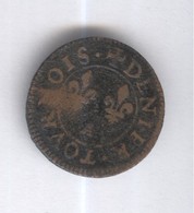 Denier Tournois Henri III - Non Daté - 1574-1589 Hendrik III