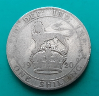 Great Britain 1 Schilling 1920  Silver Coin - I. 1 Shilling