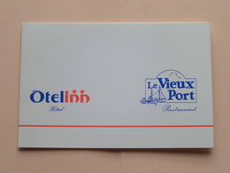OTELINN Hotel - Le VIEUX PORT Restaurant >> HONFLEUR ( Zie / Voir Photo ) ! - Cartes De Visite